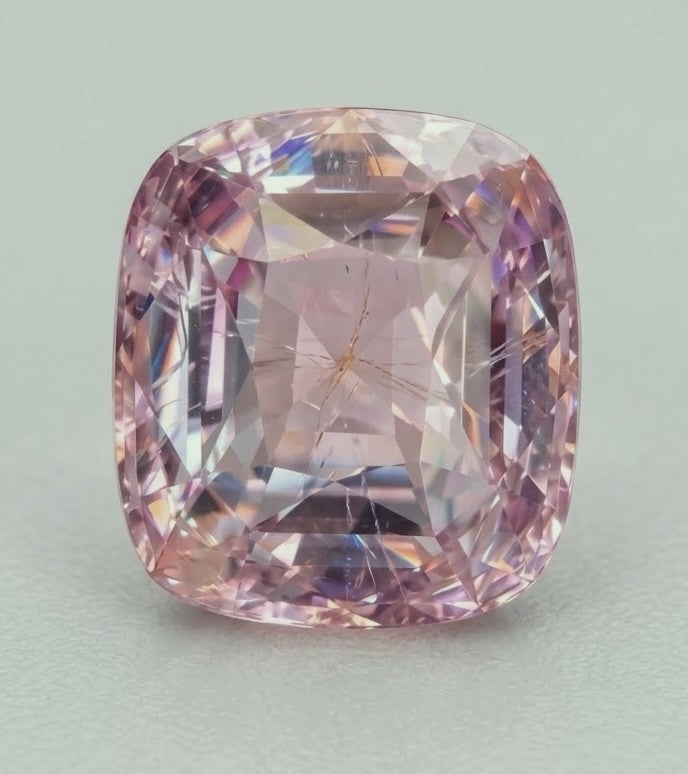 Unheated 3.64ct Padparadscha Sapphire No Heat Ring AIGS Cert- Impressive!