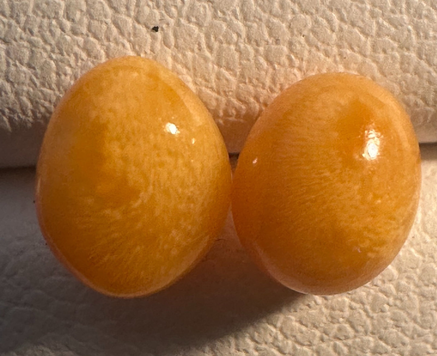 Melo Pearl Pair 4.24ct - Natural Pearl - Rare+Delightful!