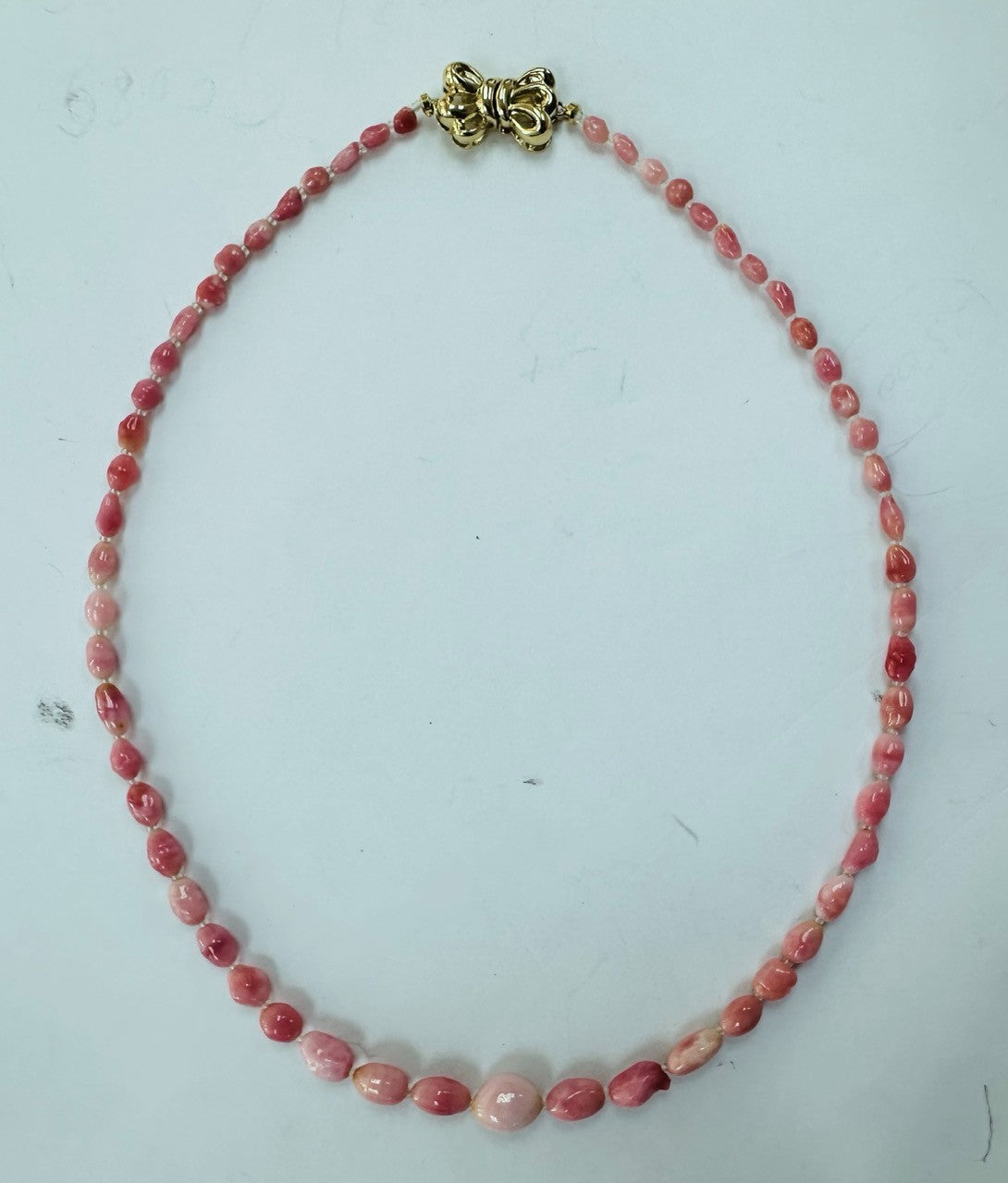 A Magnificent 58.34ct Conch Pearl Necklace GIA Certificate