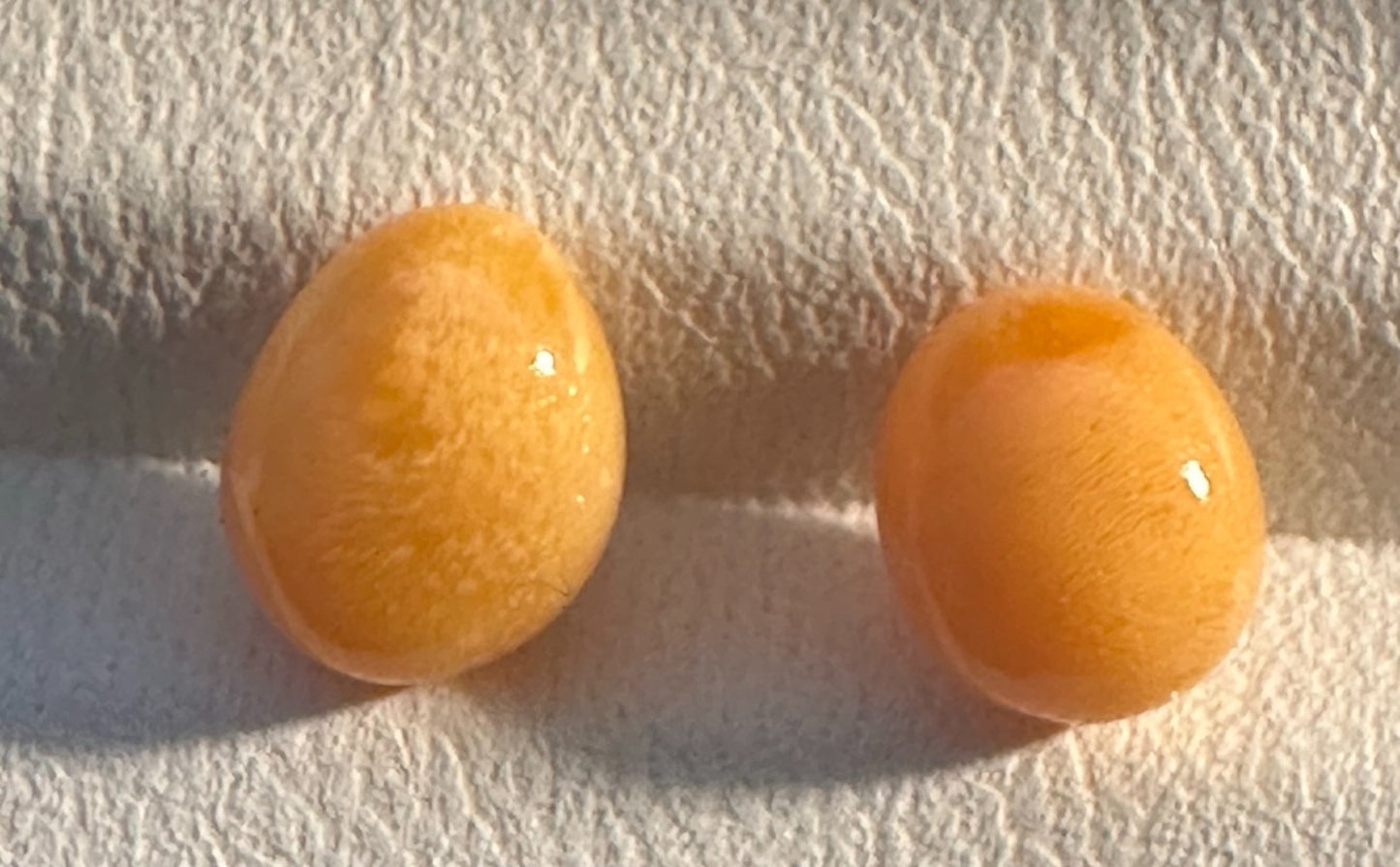 Melo Pearl Pair 4.24ct - Natural Pearl - Rare+Delightful!