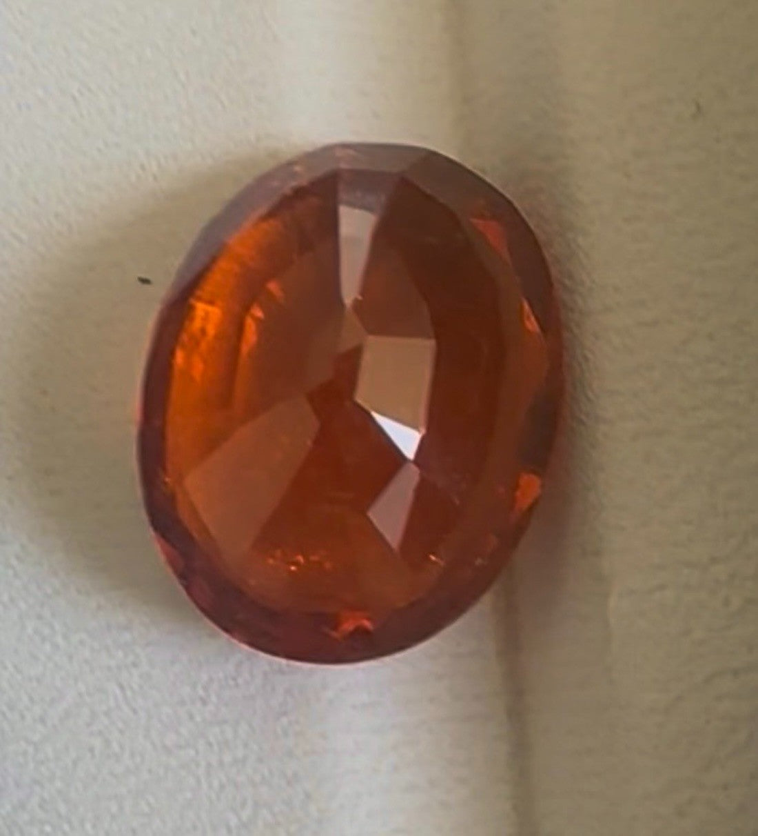 A Superb Burma 9.97ct Spessartite Mandarin Garnet