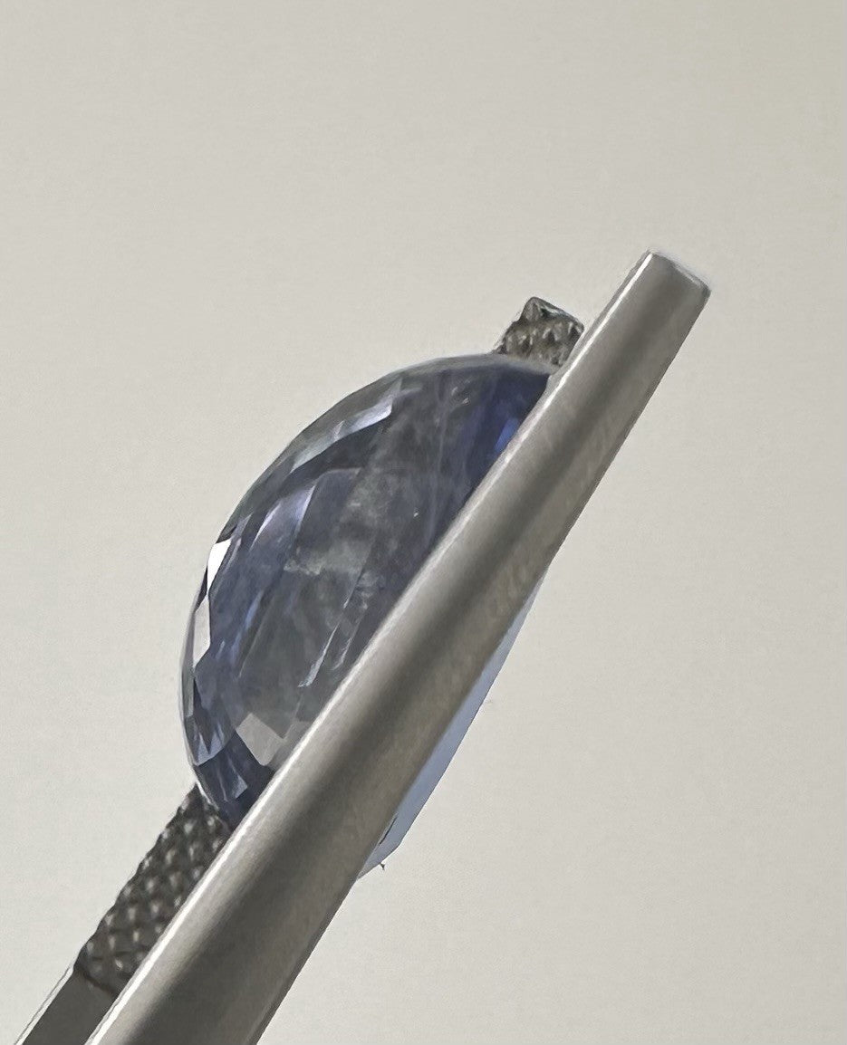 A Stunning Unheated No Heat 8.29ct Blue Sapphire AIGS