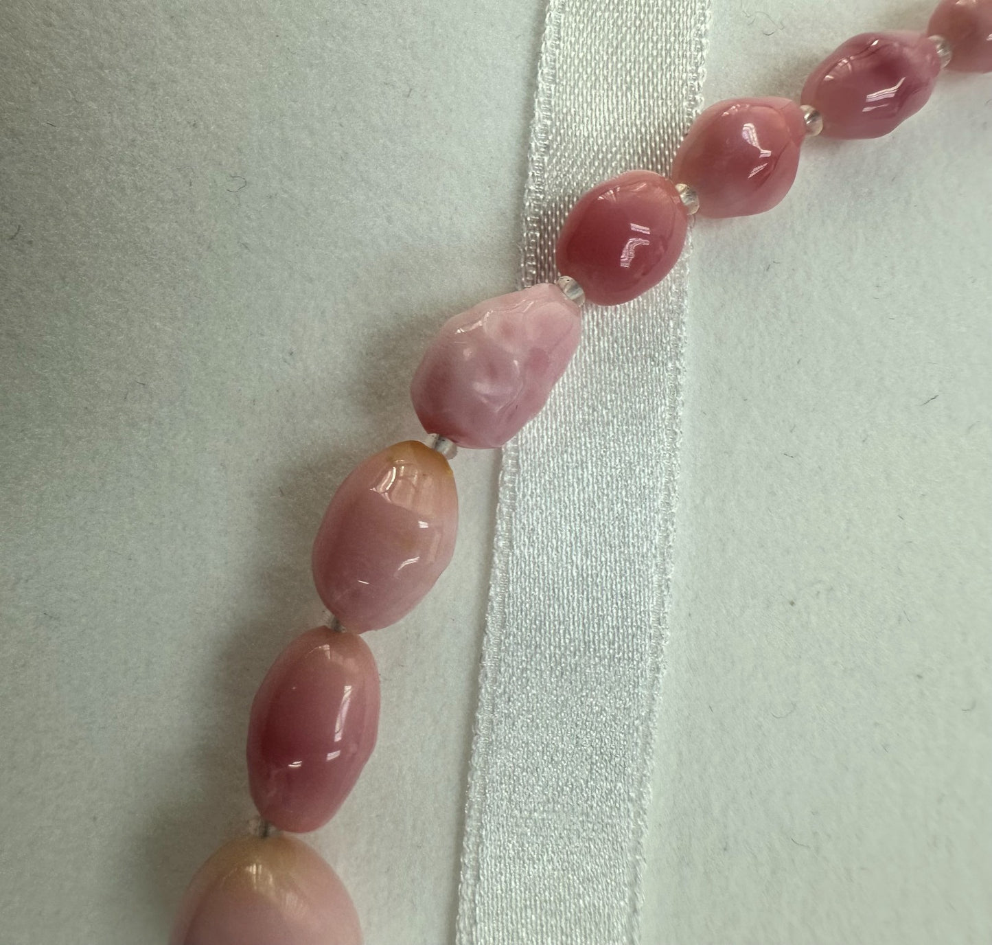 A Magnificent 58.34ct Conch Pearl Necklace GIA Certificate
